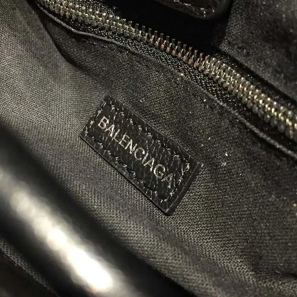 Balenciaga Shooping Tote XXS Small Natural Grain Calfskin for Women in Black