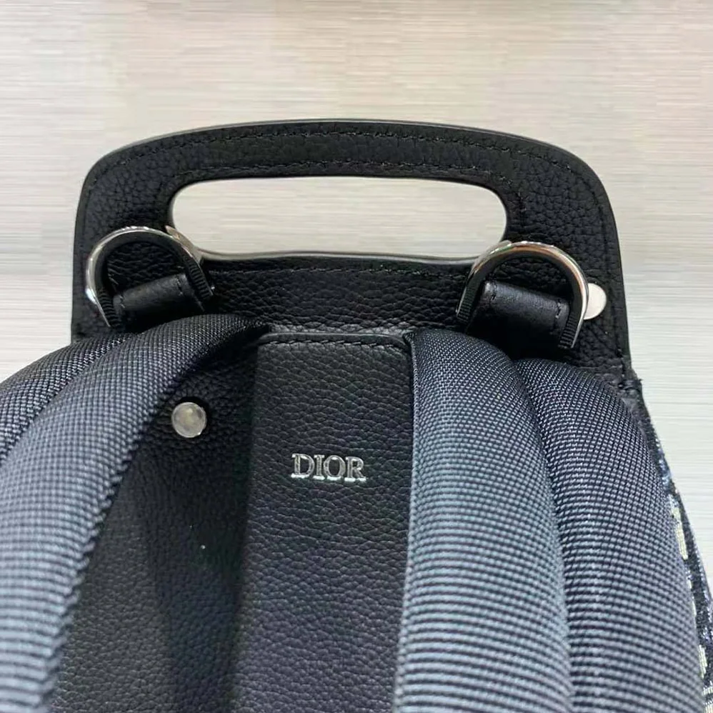 Dior Mini Saddle Backpack Dior Oblique Jacquard for Men in White Dior Mini Saddle Backpack Dior Oblique Jacquard for Men in White