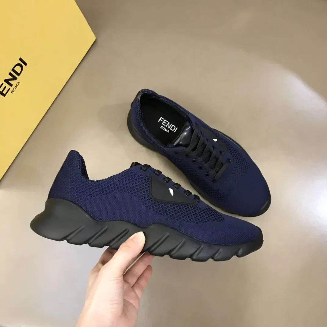 Fendi Force Dark Blue Sneakers Fendi Force Dark Blue Sneakers