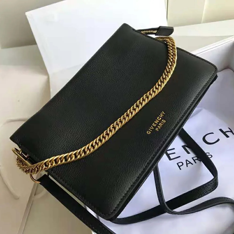 Givenchy Cross3 Bag in Grained Leather and Suede for Women in Black Givenchy Cross3 Bag in Grained Leather and Suede for Women in Black
