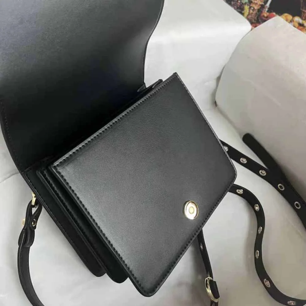 Dolce Gabbana D&G Calfskin Crossbody 3.5 Bag for Women in Black