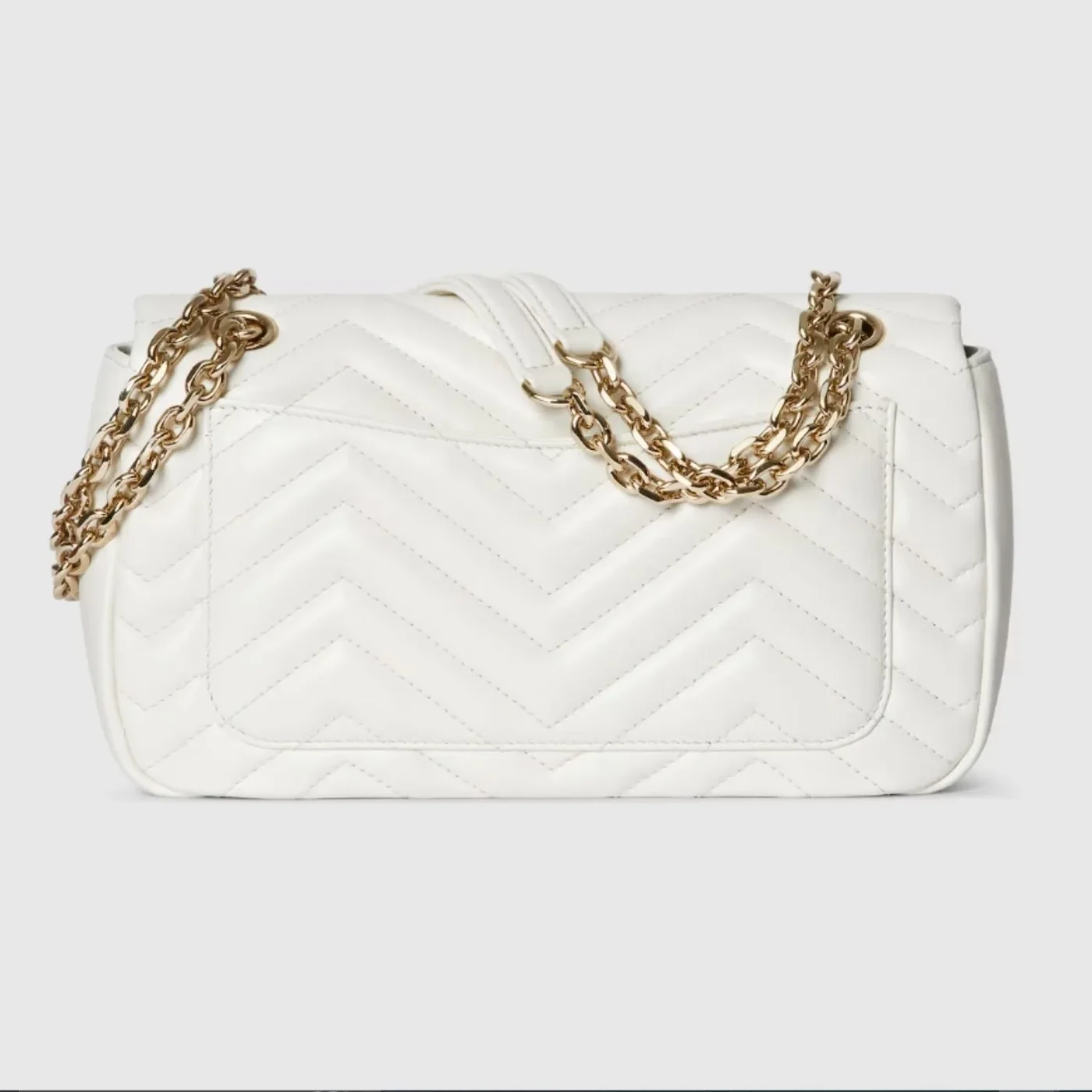 Gucci Marmont Medium Shoulder Bag in White Gold Hardware Gucci Marmont Medium Shoulder Bag in White Gold Hardware