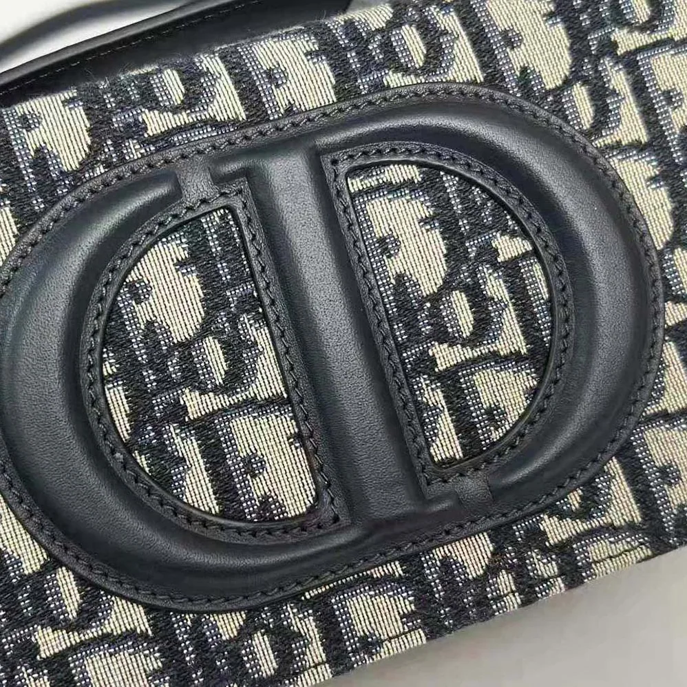 Dior CD Signature Mini Bag Blue Dior Oblique Jacquard for Women Dior CD Signature Mini Bag Blue Dior Oblique Jacquard for Women