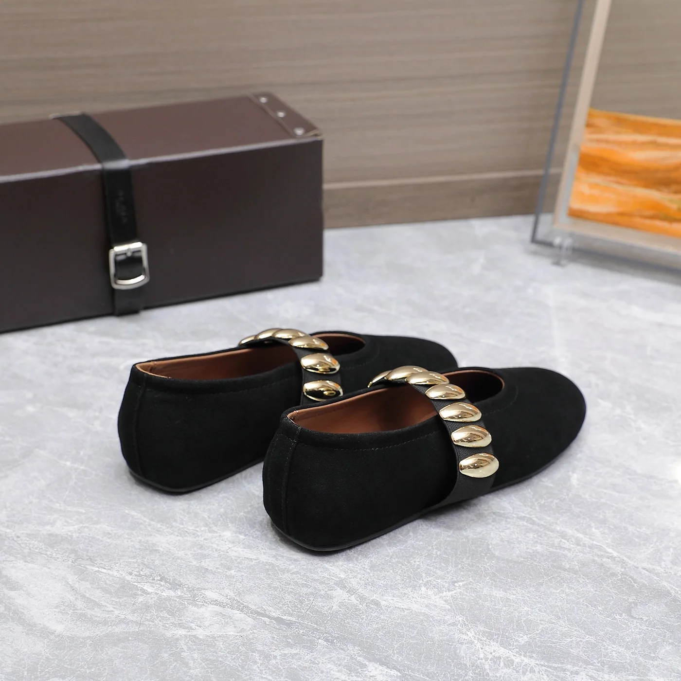 Alaia Jewel Ballet Flats Black - AA3A053CK313 - 999 Alaia Jewel Ballet Flats Black - AA3A053CK313 - 999