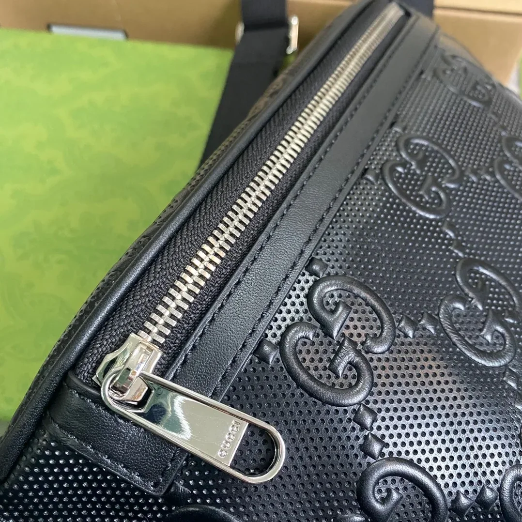 Gucci GG Embossed Belt Bag Black GG Embossed / Gucci GG Embossed Belt Bag Black GG Embossed /