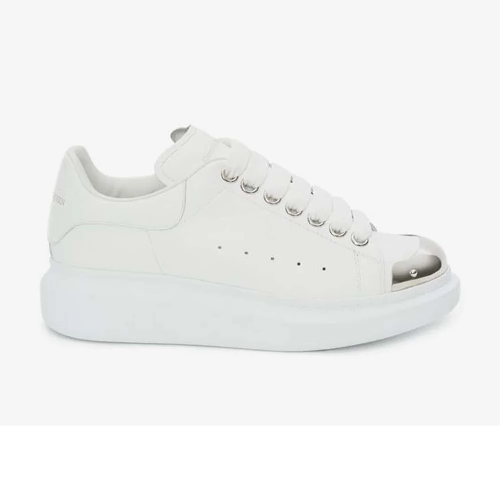 Alexander McQueen Oversized Sneaker White Calf Leather Lace for Unisex in up Sneaker Alexander McQueen Oversized Sneaker White Calf Leather Lace for Unisex in up Sneaker