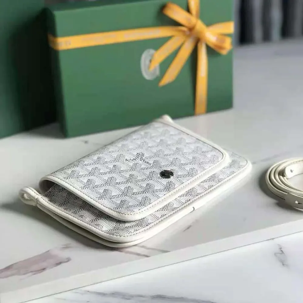 Goyard Plumet Pocket Wallet for Women in White Goyard Plumet Pocket Wallet for Women in White
