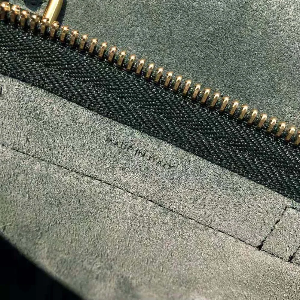 Celine Pico Belt Bag in Grained Calfskin for Women in Green