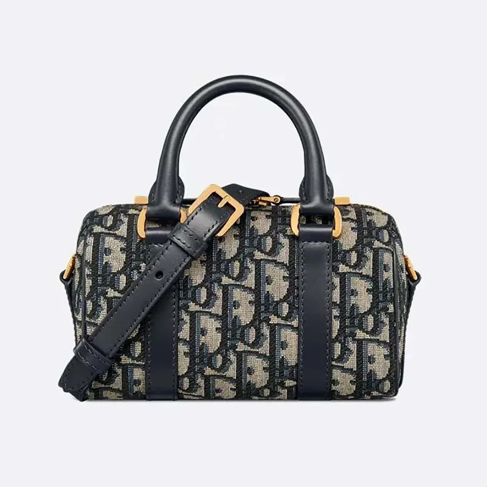 Dior Nano Dior Groove 17 Bag Blue Dior Oblique Jacquard for Women Dior Nano Dior Groove 17 Bag Blue Dior Oblique Jacquard for Women
