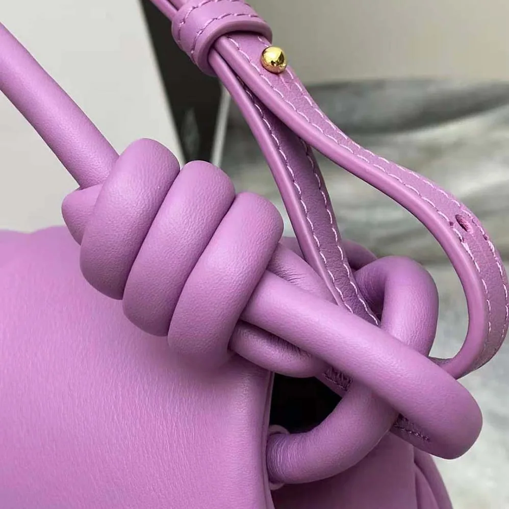 Loewe Paseo Satchel in Shiny Nappa Calfskin for Women in Purple Loewe Paseo Satchel in Shiny Nappa Calfskin for Women in Purple