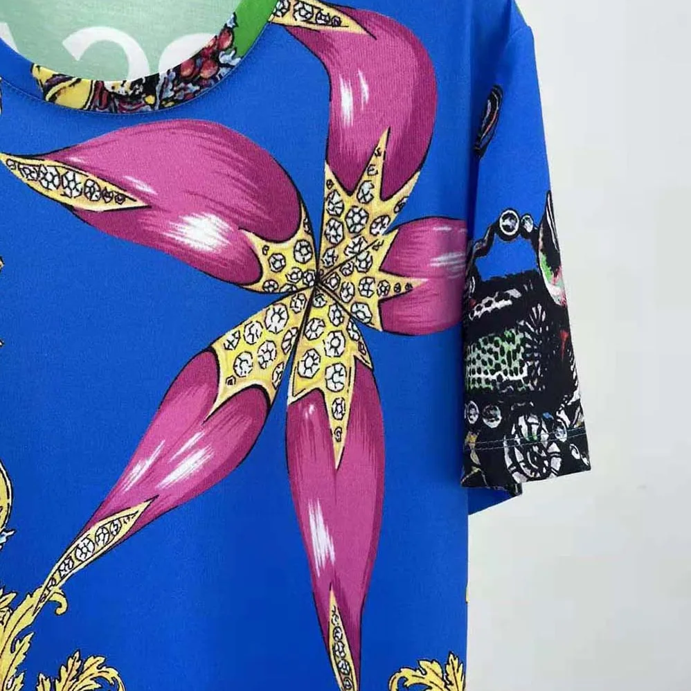 Versace Tresor DE LA Mer Print T for Men in shirt