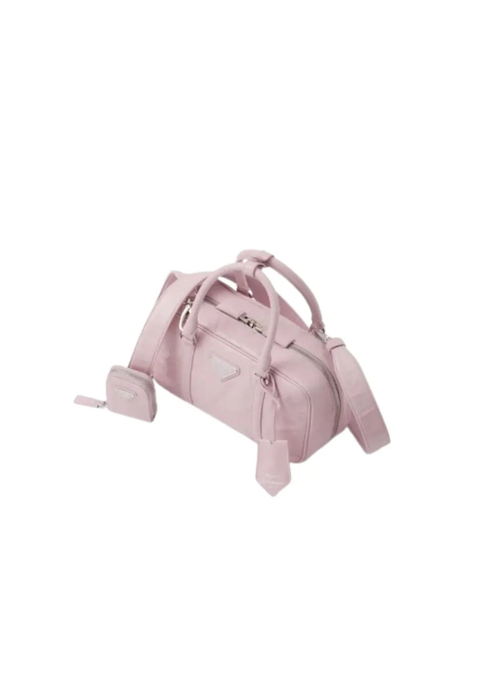 Small Antique Nappa Top Handle Bag Pink 1BB098_UVL_F0E18_V_T2O