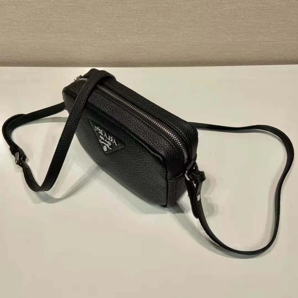 Prada Small Leather Bag for Women in Black Prada Small Leather Bag for Women in Black