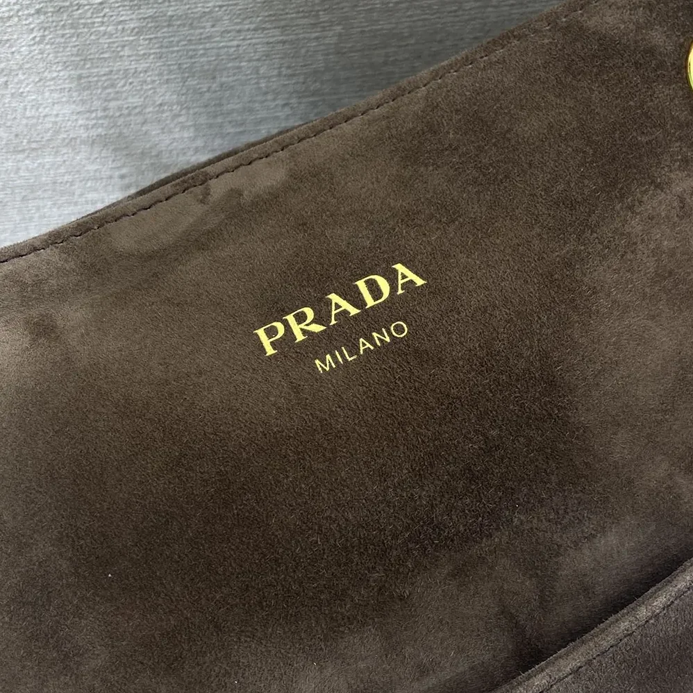 Prada Carry Medium Suede Tote Bag for Women Prada Carry Medium Suede Tote Bag for Women