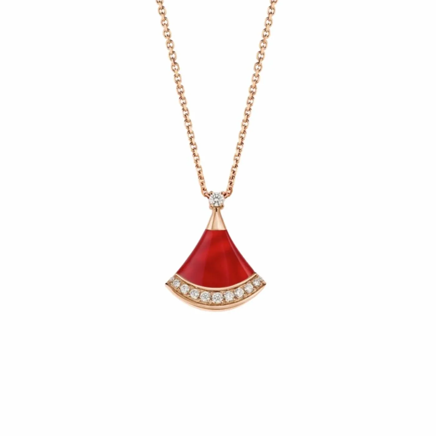 Bvlgari Divas Dream Necklace Rose Gold
