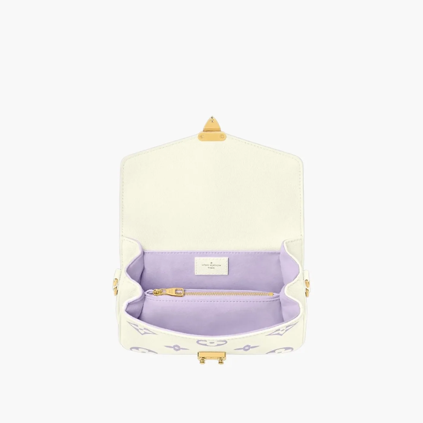 Louis Vuitton Pochette Metis East West Shoulder Bag in Cream Gold Hardware