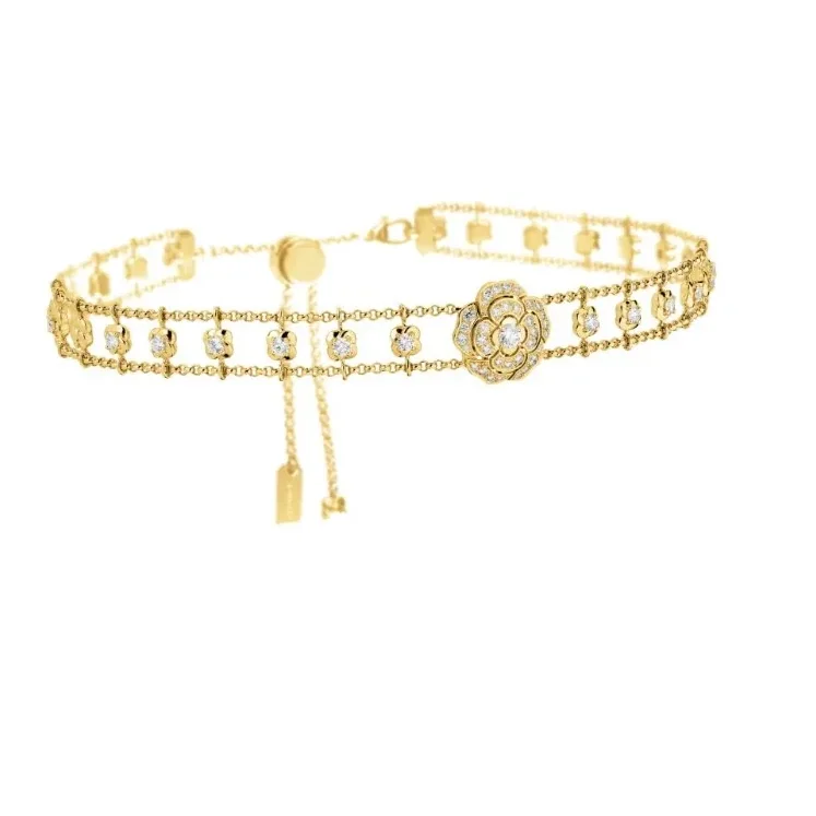 Chanel Bouton De Camélia Choker Yellow Gold Chanel Bouton De Camélia Choker Yellow Gold