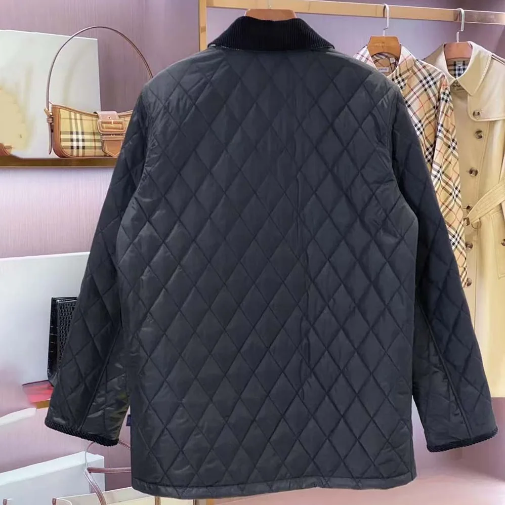 Burberry Quilted Nylon Jacket for Women in Black