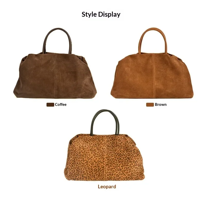 Matte Cowhide Premium Retro in style Commuter Tote Bag