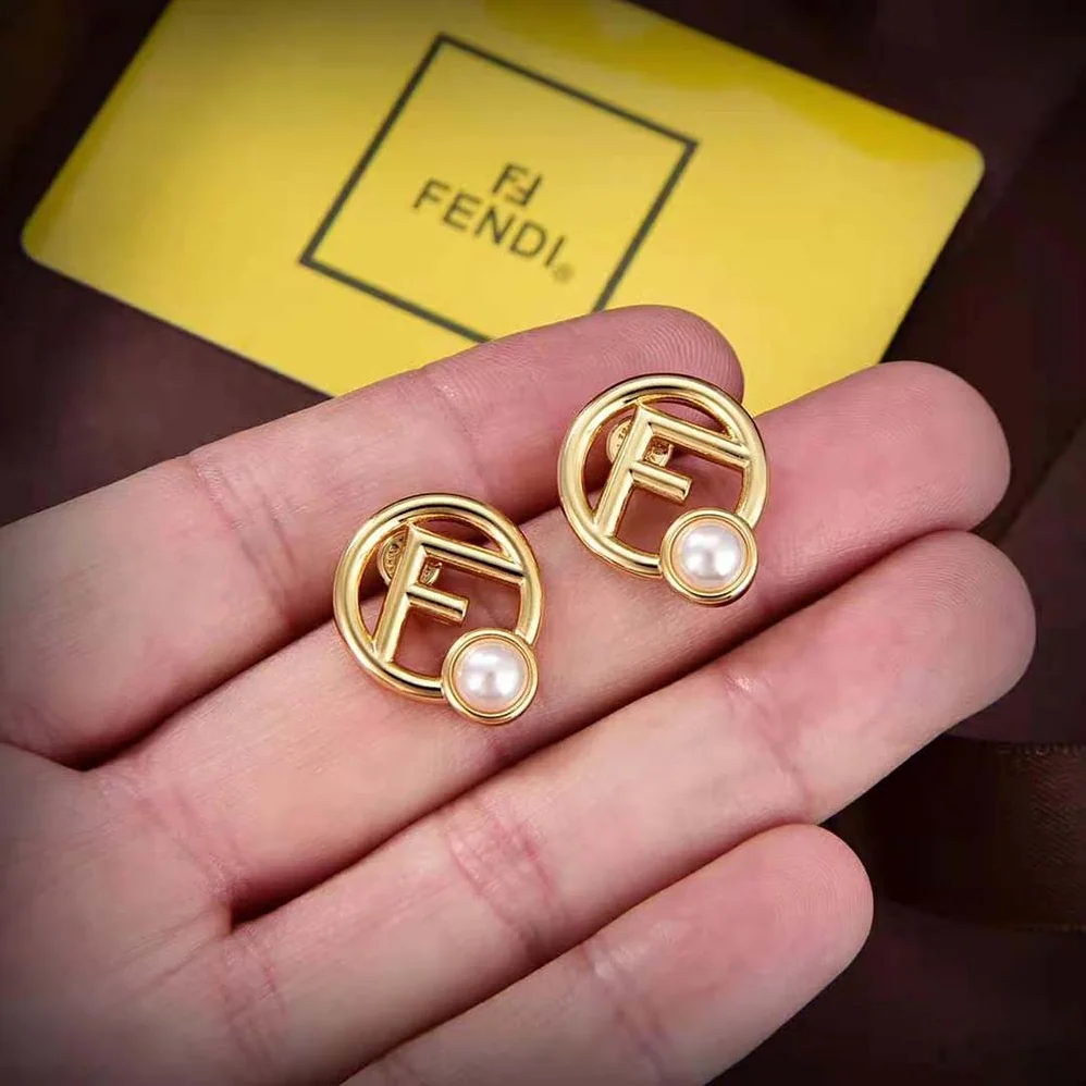 Fendi F is Fendi Earrings Gold for Women in colored Metal Fendi F is Fendi Earrings Gold for Women in colored Metal