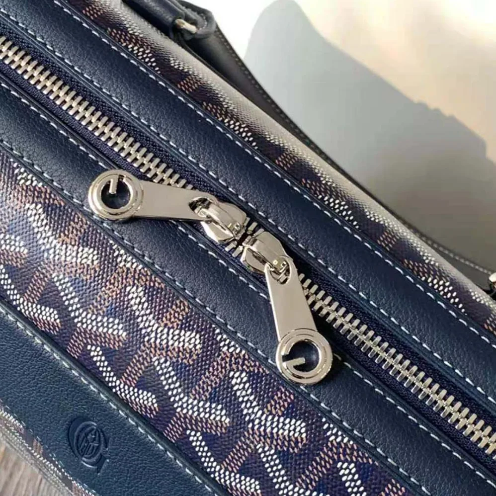 Goyard Cisalpin Document Case for Unisex in Navy
