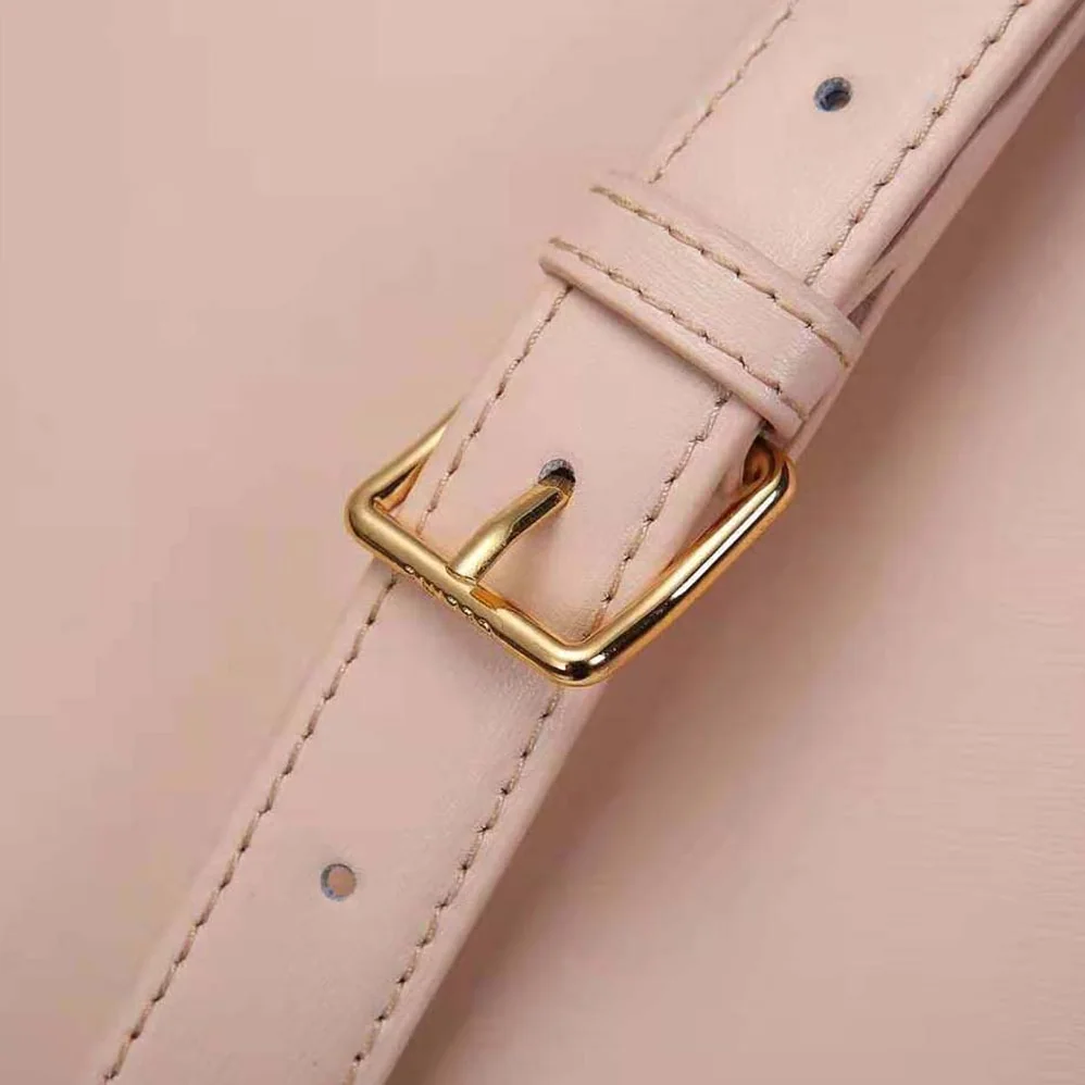 Celine Medium Triomphe Bag in Shiny Calfskin for Women in Sandy
