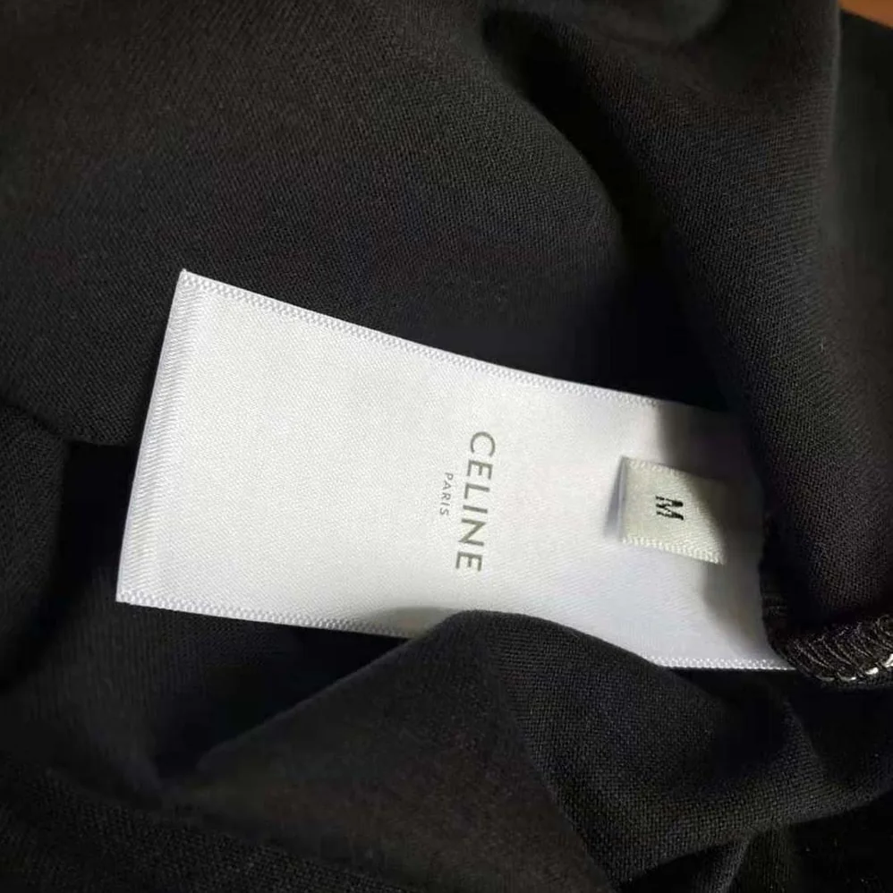 Celine Celine Loose T-shirt in Cotton with Studs for Men in Black Celine Celine Loose T-shirt in Cotton with Studs for Men in Black