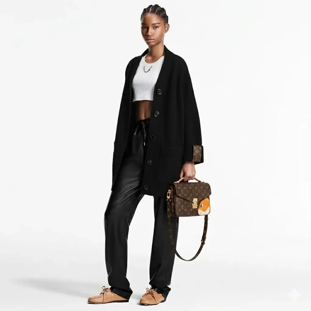 Louis Vuitton Pochette Metis Shoulder Bag in Brown Gold Hardware