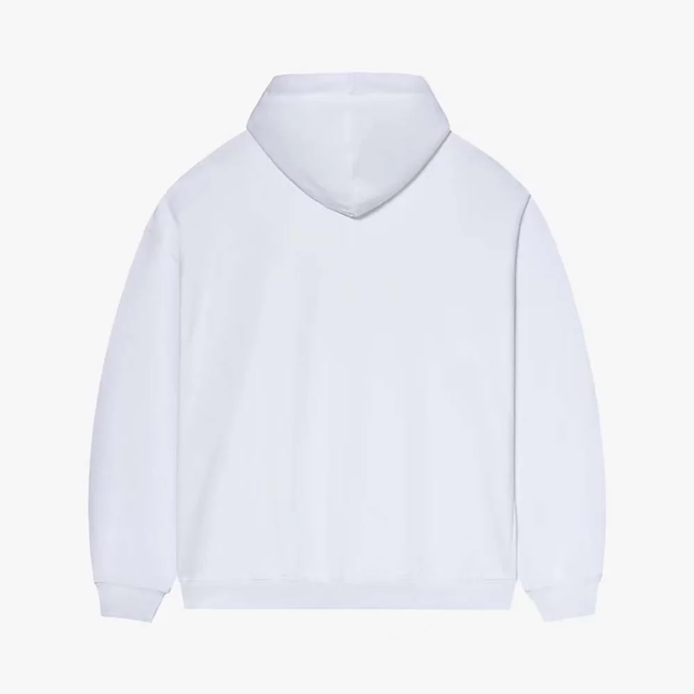 Balenciaga BB Pixel Medium Fit Hoodie in White for Men