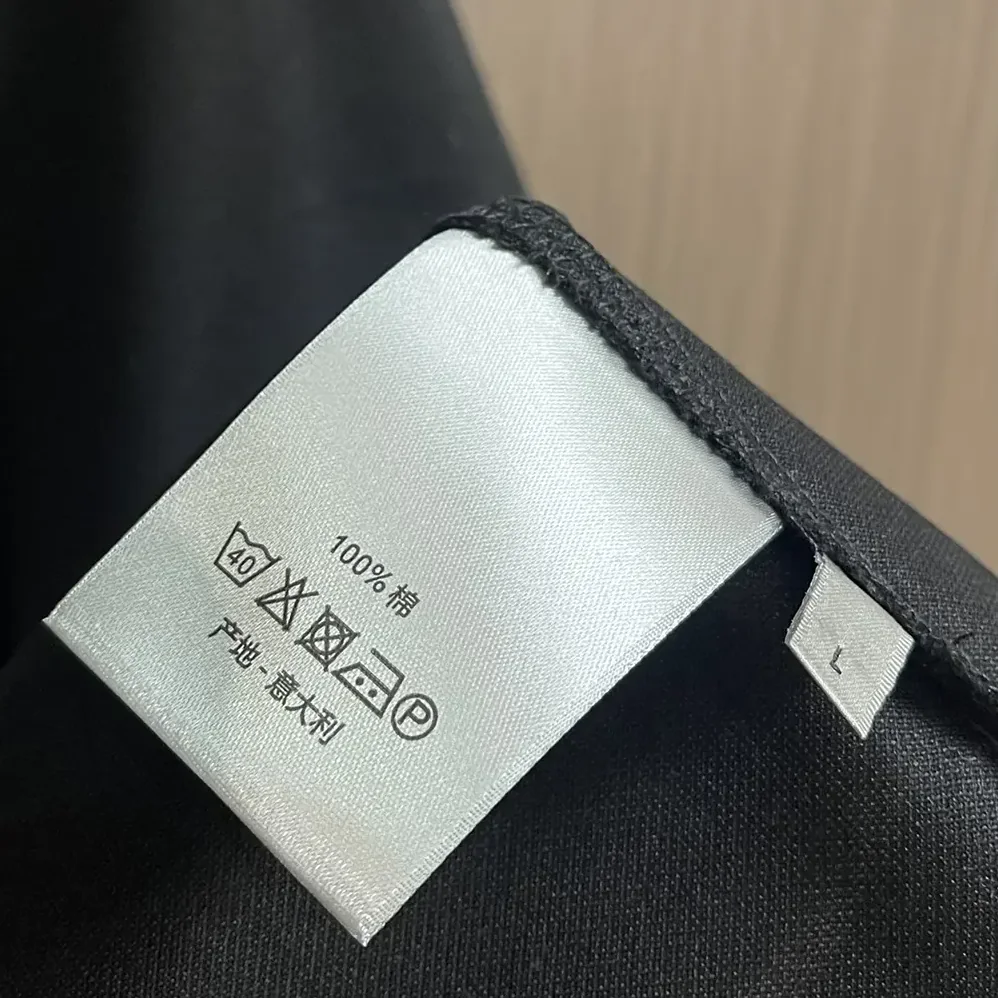 Dior Polo Shirt with Bee Embroidery Black Cotton Piqué for Men Dior Polo Shirt with Bee Embroidery Black Cotton Piqué for Men
