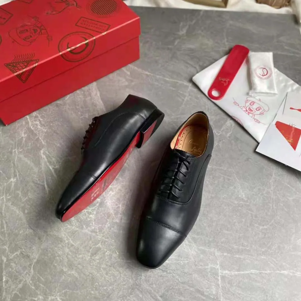 Christian Louboutin Greggo in Calf Leather for Men in Black