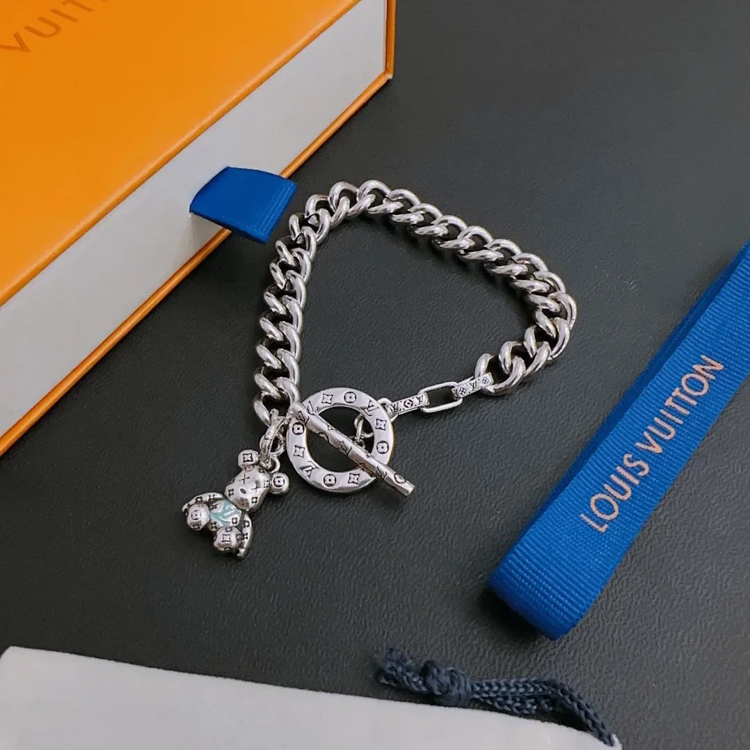 Louis Vuitton Bear Bracelet Silver Louis Vuitton Bear Bracelet Silver