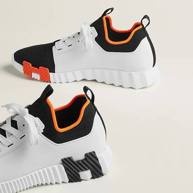 Hermes Depart Slip in On Sneakers Noir/ Blanc Hermes Depart Slip in On Sneakers Noir/ Blanc