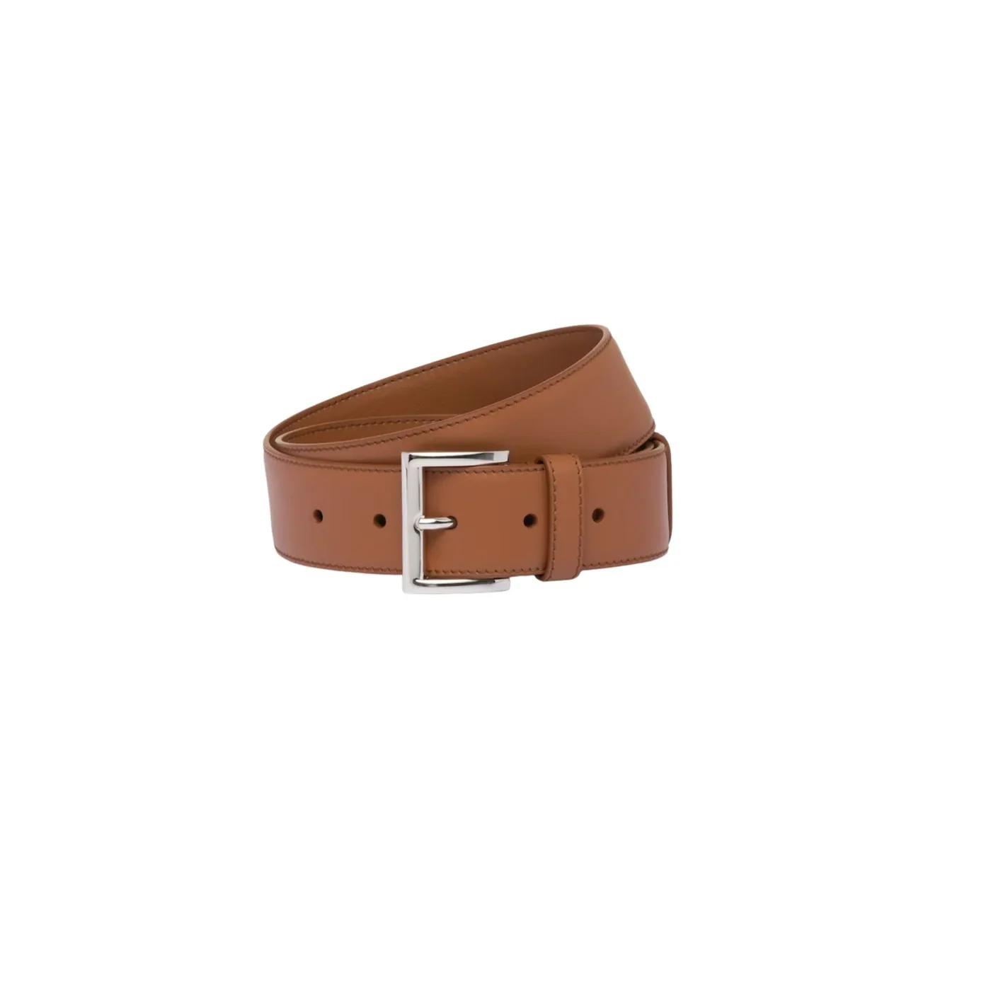 Prada Leather Belt Cognac 1CC545_8NQ_F0046 Prada Leather Belt Cognac 1CC545_8NQ_F0046