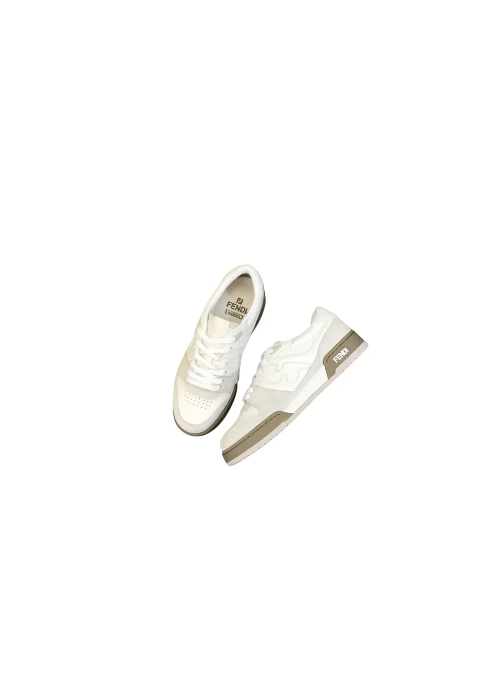 Fendi FD Fendi Match Low Tops Sneakers White 8E8252AHH2F1FHS Fendi FD Fendi Match Low Tops Sneakers White 8E8252AHH2F1FHS