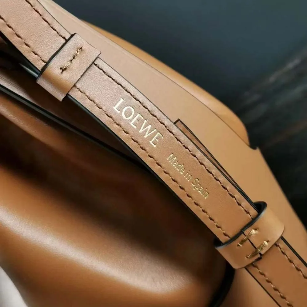 Loewe Mini Nano Balloon Bag in Nappa and Calfskin for Women in Brown
