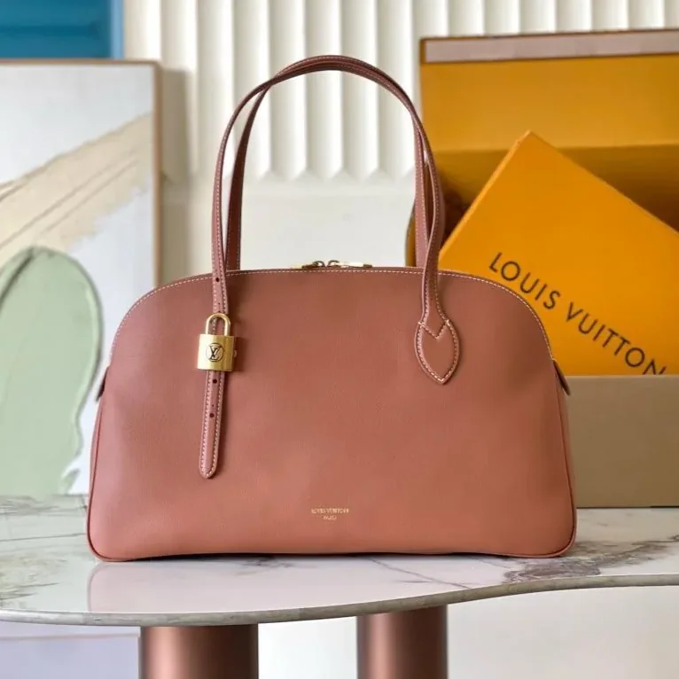 Louis Vuitton Low Key Duffle Tote Cognac /