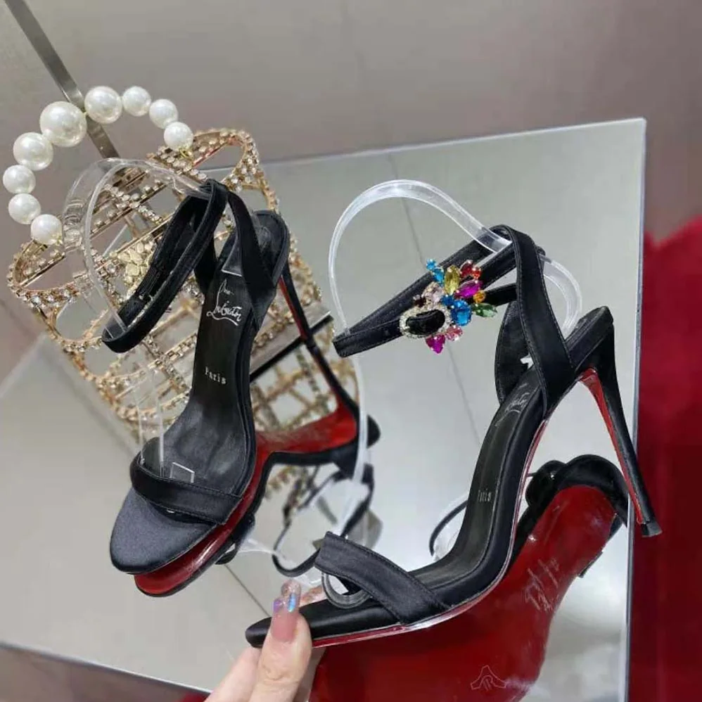 Christian Louboutin Goldie Joli 100 mm Heel Height for Women in Black