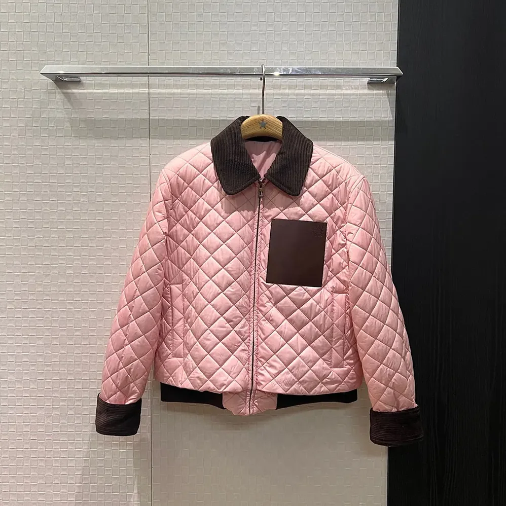 Loewe Short Jacket in Technical Fabric for Women in Light Pink Loewe Short Jacket in Technical Fabric for Women in Light Pink
