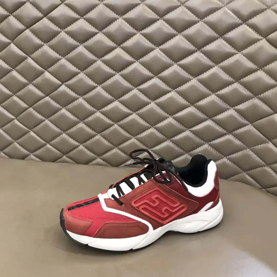 FD Fendi Faster Trainers Sneakers Burgundy 7E1555AKX6F1ICI FD Fendi Faster Trainers Sneakers Burgundy 7E1555AKX6F1ICI