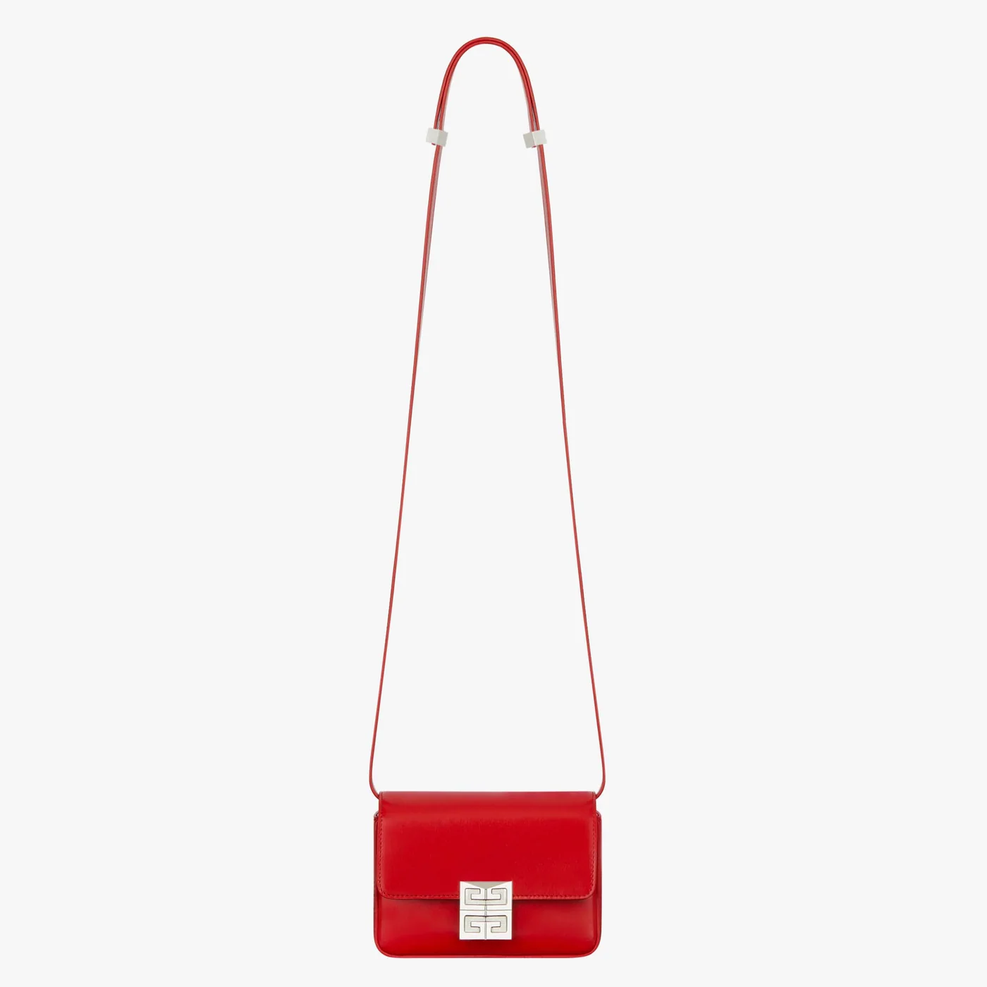 Givenchy Small 4g Bag in Box Leather for Women in Red Givenchy Small 4g Bag in Box Leather for Women in Red