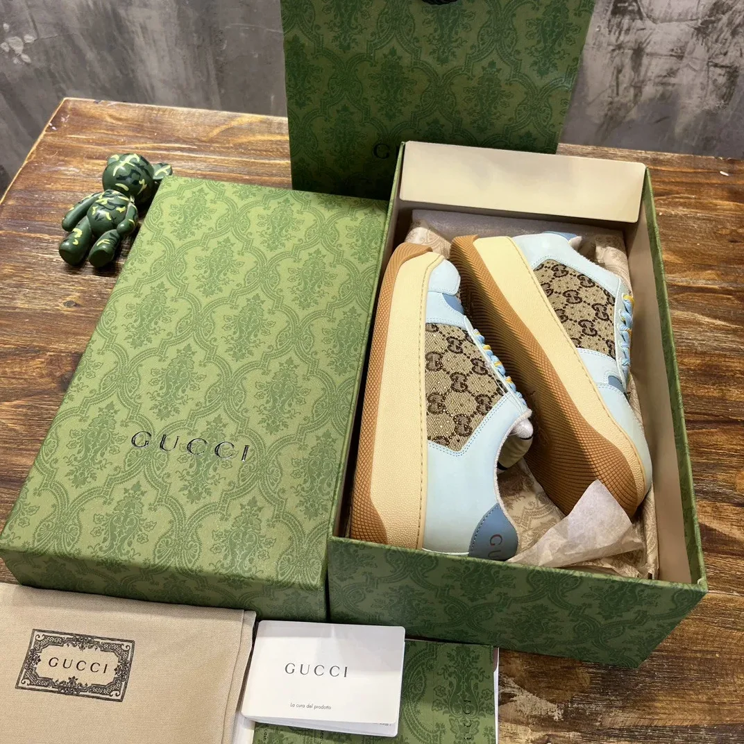 Gucci Screener GG Sneaker Light Blue