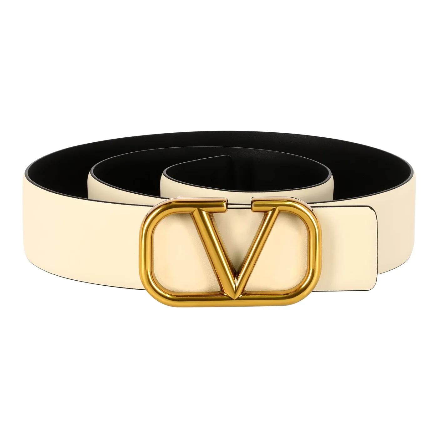 Amazing Gold Buckle Leather Belt