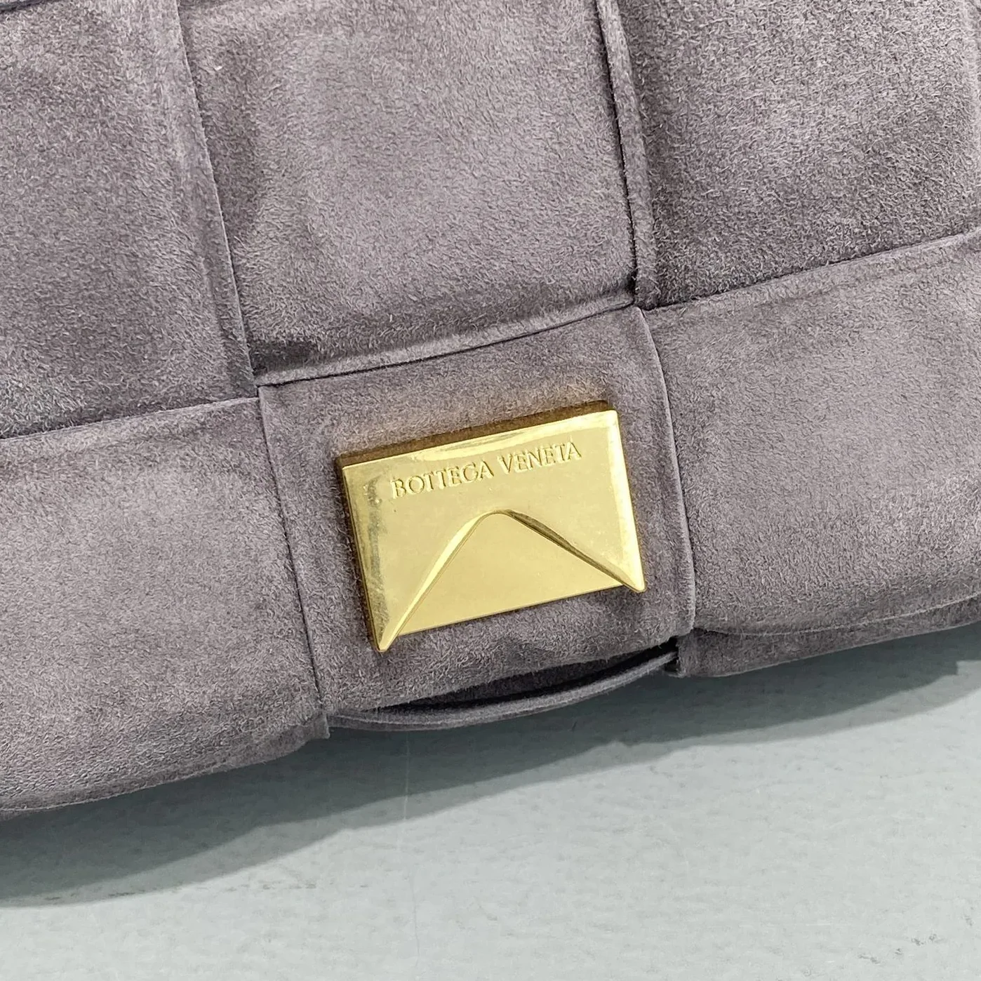 Bottega Veneta Padded Cassette Gray Bottega Veneta Padded Cassette Gray