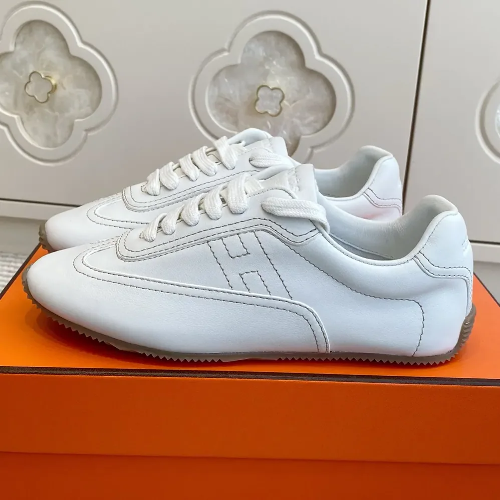 Hermes Master sneaker in Supple Calfskin for Unisex in White Hermes Master sneaker in Supple Calfskin for Unisex in White