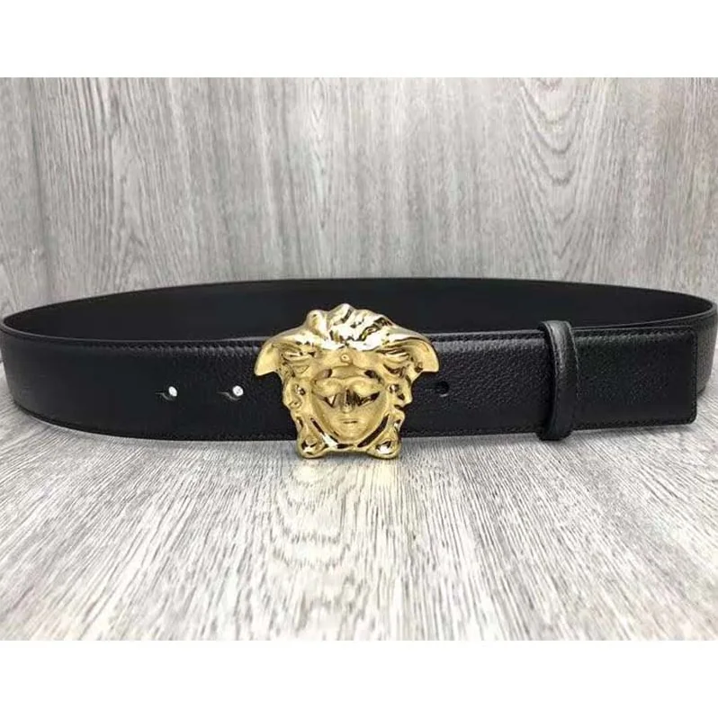 Versace Palazzo Belt with Medusa Buckle for Men Versace Palazzo Belt with Medusa Buckle for Men