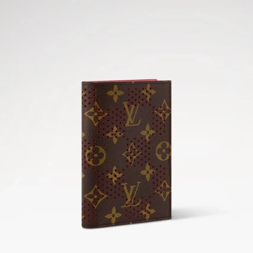 Louis Vuitton Passport Cover in Red Monogram