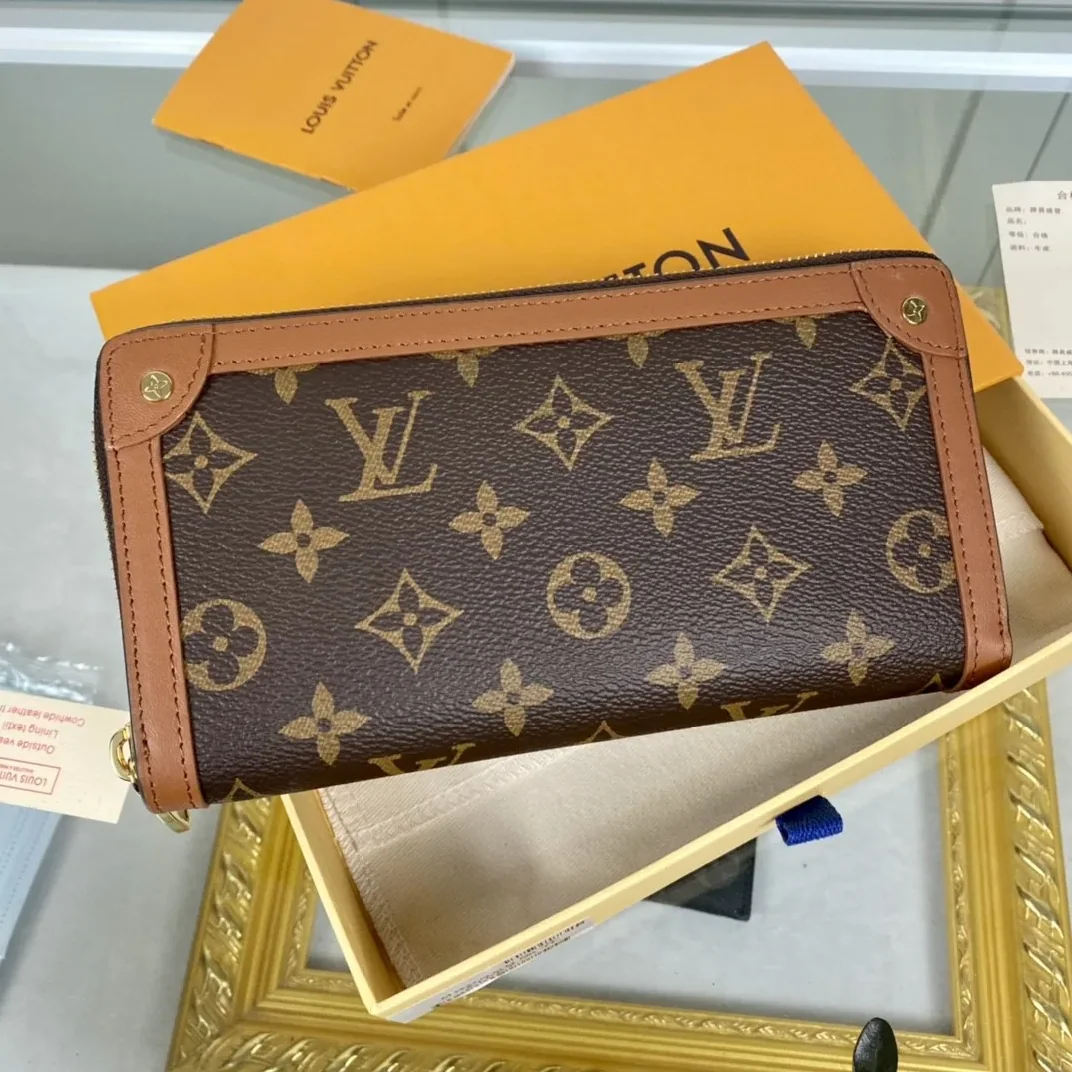 Louis Vuitton Zippy Wallet Trunk Monogram Canvas Louis Vuitton Zippy Wallet Trunk Monogram Canvas