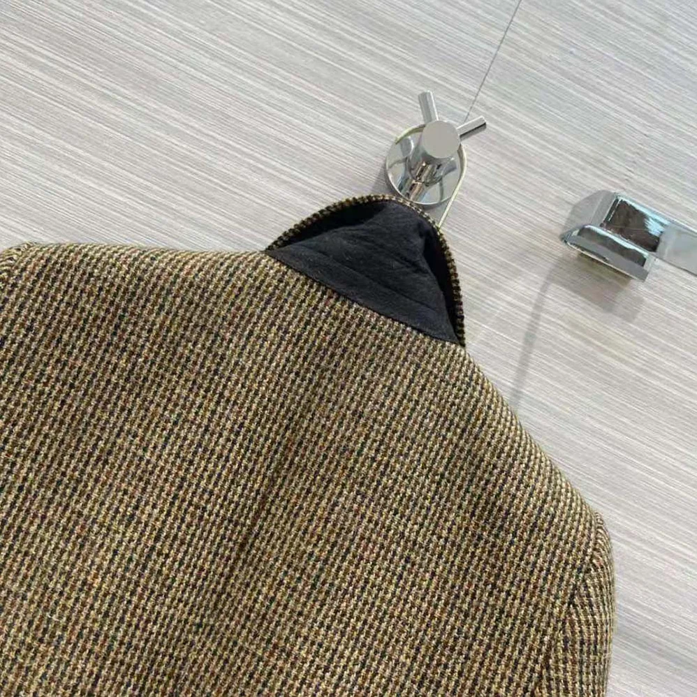 Celine Classic Jacket in Checked Tweed for Women