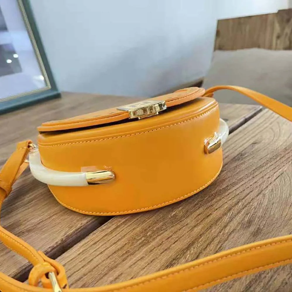 Fendi Moonlight Orange Leather Bag for Women